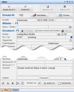 sub dispo erfassung