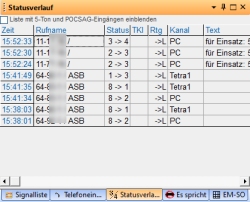 sub statusverlauf